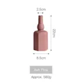 Modern smoky pink matte ceramic vase with dimensions 22cm height and 8.5cm width - 8.5x22cm / Ash Pink