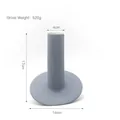 Morandi matte ceramic vase in grey blue finish, height 17cm with base diameter 14cm - 1827-2 Grey Blue