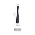 Vaso alto in ceramica spazzolata grigio antracite, altezza 42 cm, arredamento minimalista - Vaso spazzolato corto / Altezza 42cm / Grigio scuro