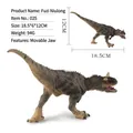 Juguete de dinosaurio Carnotaurus realista con mandíbula móvil y textura detallada - Carnotauro