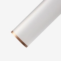 Waterproof jelly film flower packaging paper in white with elegant rose gold edge detail - 20Pcs/58*58cm / Gold Edge Jelly Film-Matte