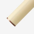 Waterproof jelly film flower wrapping paper in creamy white with metallic gold edge trim - 20Pcs/58*58cm / Gold Edge Jelly Film-Light Goose Yellow