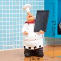 Retro kok beeldje met krijtbord hoogte 27,5cm voor decoratie van restaurants - Kok Berichtenbord