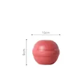 Jarrón esférico de cerámica rojo Morandi de estilo nórdico minimalista, 9cm alto - Florero de Bola Rojo Mate HP524-2