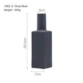 Nordic Morandi gray blue rectangle ceramic vase with matte texture and minimalist design - 7x25.5cm / Gray Blue