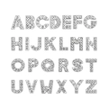 Amuletos de alfabeto A-Z con diamantes de imitación para joyería DIY y teléfonos - Plata Cromo Totalmente Engastada