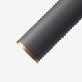 Matte black metal spotlight cylinder with a luxurious rose gold electroplated edge ring - 20Pcs/58*58cm / Gold Edge Jelly Film-Premium Grey