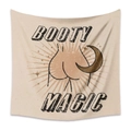 Retro-style Booty Magic cream tapestry with minimalist bohemian illustrations and typography - 73X95CM Brushed Style / Mld (35)-Booty Magic