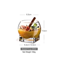 Coppa da dessert in vetro senza piombo da 230ml per yogurt e dolci creativi - Coppa da dessert 230ml