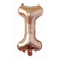 16-inch rose gold letter I aluminum foil balloon for wedding party decoration - Rose Gold I