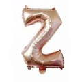 Number 2 rose gold foil balloon 16 inch for wedding and birthday party decorations - Rose Gold Z