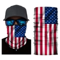 Seamless outdoor face mask featuring a classic red, white, and blue American flag pattern - S25 Standard US Flag