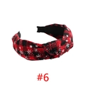 Texture détaillée du bandeau de Noël à carreaux rouge et noir avec motifs flocons de neige - Carreaux Noir Rouge Flocon #6