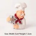 Cartoon-Koch Netzkabel-Organizer Bier-Stil Harz-Steckerhalter Haken, 5x7,2cm Größe - Bier-Stil