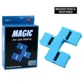 Zig Zag Pencil magic trick toy for kids close-up performance on white background - Broken Pen Restoration