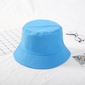 Sombrero de pescador clásico azul real de algodón con accesorios de estilo de vida - Azul