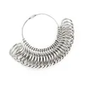 Metal ring sizer measuring tool set for Japanese sizes 1-28 on a white background - JP Size 1-28