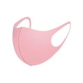 Pink breathable knitted fabric face mask with soft 3D design for sun protection - Adult / No Packaging / Pink