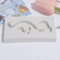 Silikonform im chinesischen Wolken-Design für Fondant Schokolade und Tortendeko - Glückswolke Stil 3