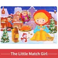 30-piece wooden animal puzzle for kids featuring The Little Match Girl fairy tale theme - The Little Match Girl (3016)