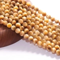 Natural yellow-brown tiger eye stone beads for DIY jewelry making with cat-eye effect - Golden Tiger Eye