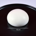 Realistic large steamed bun model 10cm diameter silicone photography prop display - 10cm Short Steamed Bun