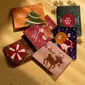 Mixed Color Cards, Envelopes And Stickers Set Happy Christmas Series Set