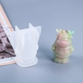 3D Christmas reindeer silicone mold for DIY resin crafting with gradient deer figure - 3D Christmas Reindeer