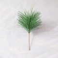 Single 12cm artificial PVC pine needle spray for Christmas DIY decor and floral arrangements - 12cm Single Section Pine Needle
