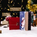 3D Christmas greeting card set with Santa illustration, red envelope and sealing sticker - Style F - 3D Honeycomb Christmas Card