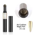 Detail van de cushion magic pen TJ 08 voor een gouden spiegeleffect op nagels - Brons Goud (#TJ 08)