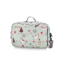 Bolso cambiador impermeable para cochecito en verde claro con estampado de unicornio - Unicornio