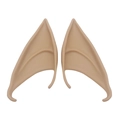 Cosplay latex elf ears in natural nude skin tone for Halloween party costumes - 12CM OPP Bag / Natural Skin Tone (12CM)