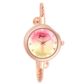 Orologio a bracciale minimalista in oro rosa da donna con quadrante sfumato e strass - Oro Rosa / Quadrante Sfumato