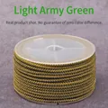 2mm pineapple braid cord in pale army green on a transparent spool for jewelry DIY - Light Military Green