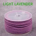 Spool of 2mm light violet pineapple cord for DIY jewelry and pendant necklace making - Light Violet