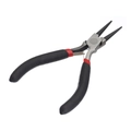 Precision round nose pliers with ergonomic black and red handles for jewelry making - Black Long Round Nose Pliers