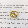 Minimalist 18K gold plated ring with emerald cut rainbow gemstone and side accent stone - US 6 / Clear