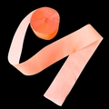 Vibrant orange crepe paper streamer roll for wedding and party backdrop decorations - Neon Orange