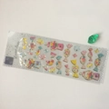 Pastel candy theme decorative stickers with gold foil details and colorful glitter finish - Pacifier Candy