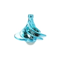 Metallischer blauer Wind-Kreisel mit glatter, spiralförmiger galvanisierter Oberfläche - Aquablau (Verpackt)
