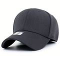 Gorra de béisbol gris oscuro en tejido de malla transpirable con visera curva - gris oscuro