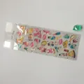 Golden holographic 3D epoxy stickers with fashion perfume and floral dress designs - Perfume Makeup Bag