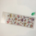 Sparkly crystal stickers set with moons and hearts in holographic magical style - Magic Sweetheart