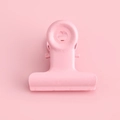 Rosa Metall-Binderclip in Macaron-Farbe für DIY-Bastelarbeiten und Papierordnung - Rosa