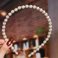 S186-6 Gold Rhinestone Pearl Spacer Style