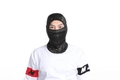 Tactical balaclava in black camouflage pattern for outdoor protection and sunshade - Dark Night Camouflage