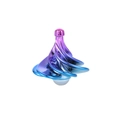 Pneumatischer Wind-Kreisel mit lila-blauem Metallic-Farbverlauf Spielzeug - Bunter Farbverlauf (Verpackt)