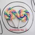 Breloques sucettes en argile colorées n°2 pour accessoires de cheveux et DIY - Multicolore N°2