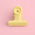 Gelbe Metall-Büroklammer in Macaron-Farbe für Schreibwaren und DIY-Schulunterlagen - Gelb